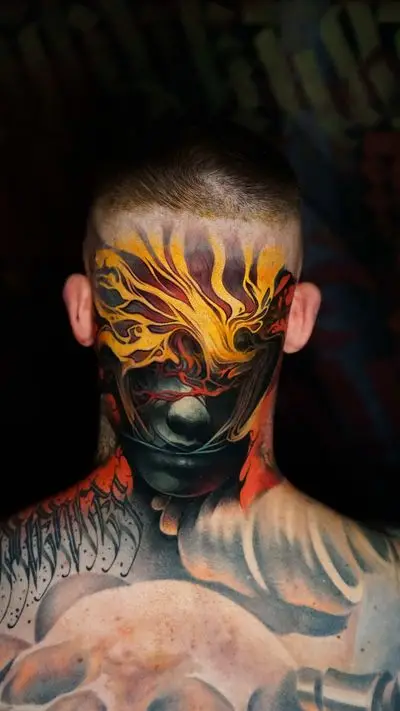 Surrealism tattoo by Alexander Kuzmin at Requiem Tattoo Shropshire, freshly finished work, portfolio piece 24