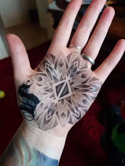 Dotwork and blackwork tattoo by Liz Kuzmin at Requiem Tattoo Shropshire, portfolio piece 64